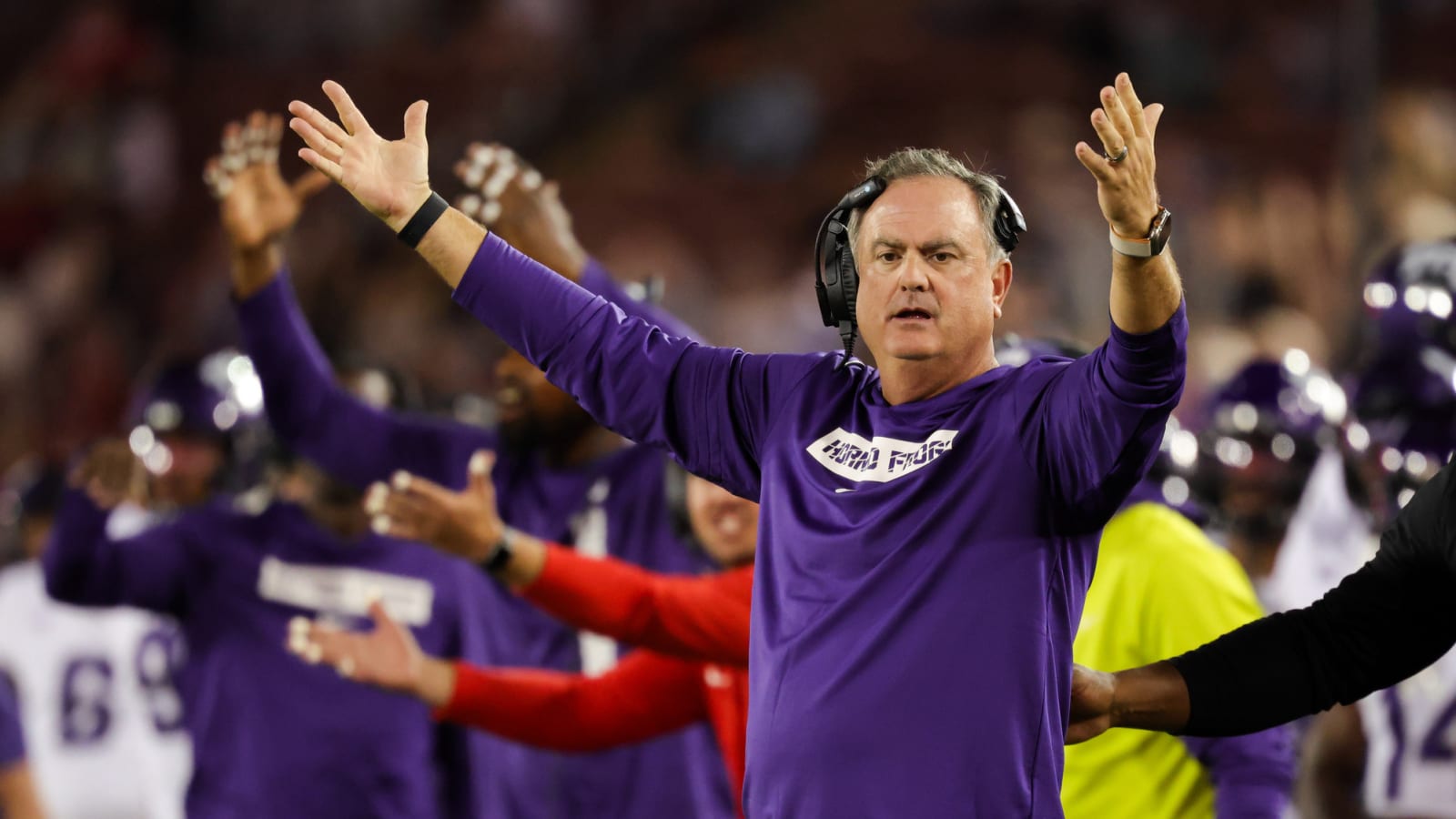 Watch: TCU HC ejected in rivalry game loss to former team