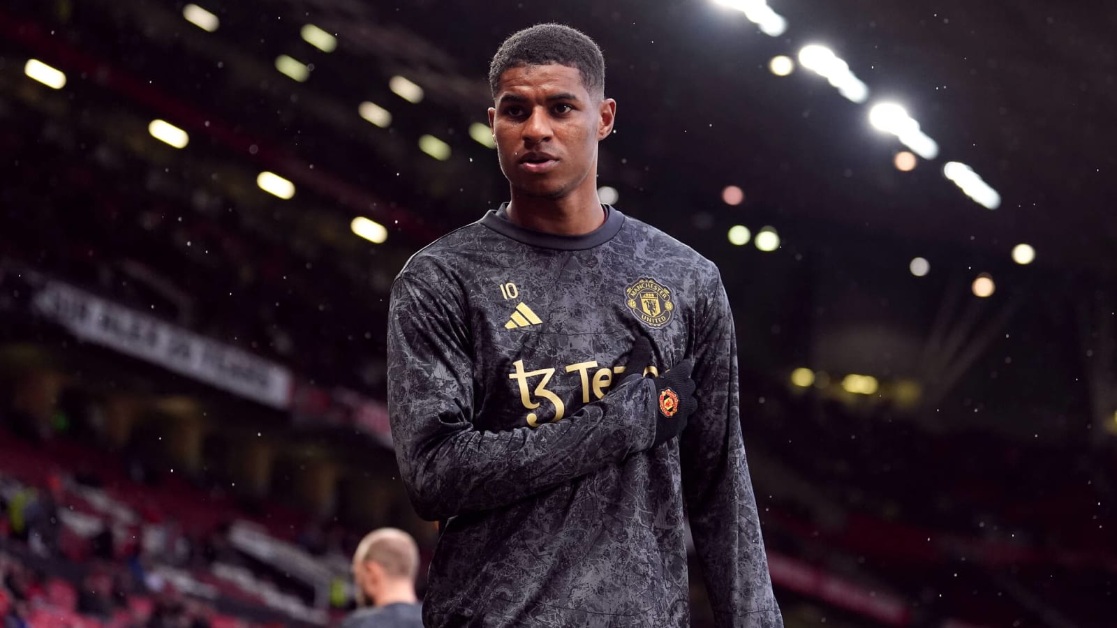 What fan shouted to Marcus Rashford during Old Trafford warm-up row