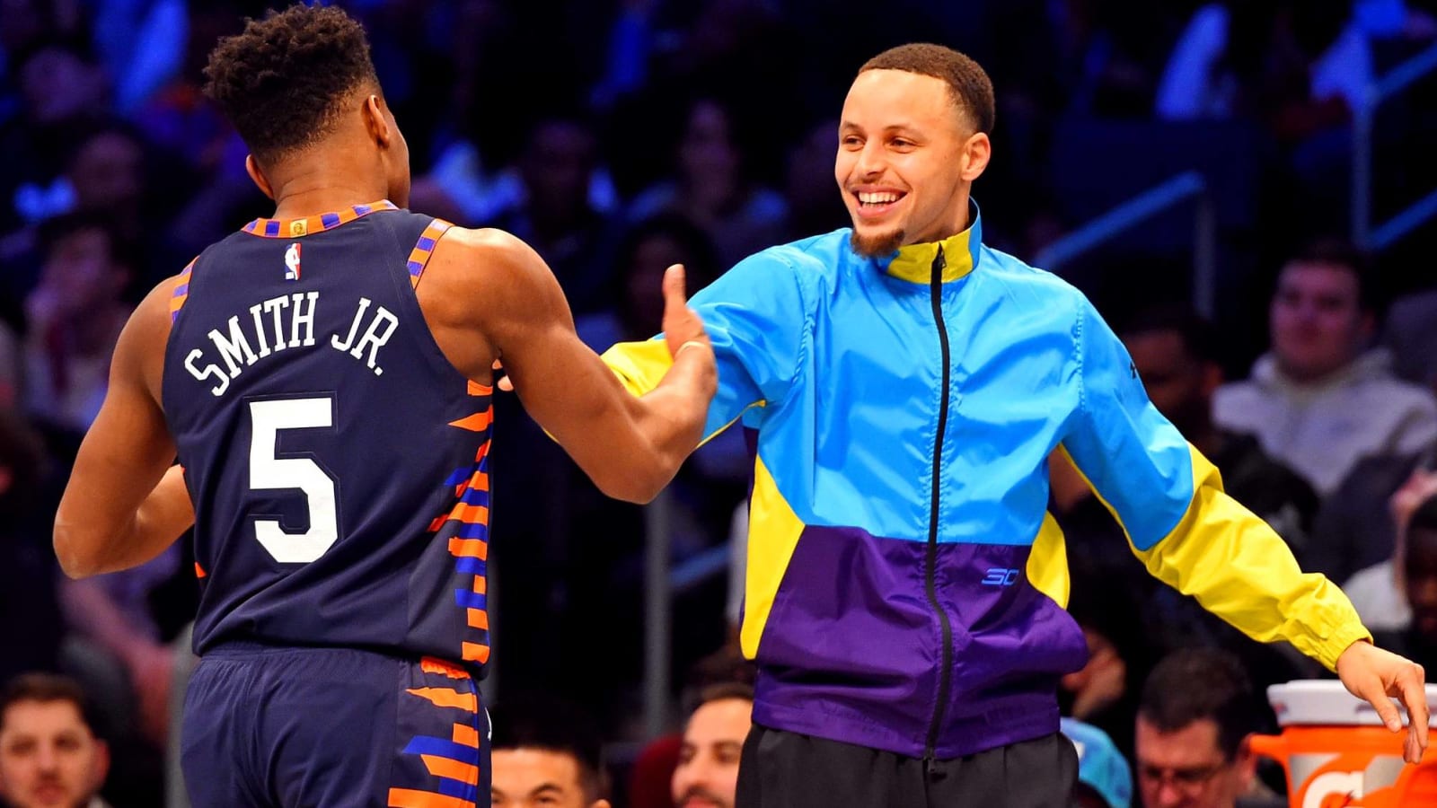 Steph Curry wore awesome throwback jacket at All-Star Weekend