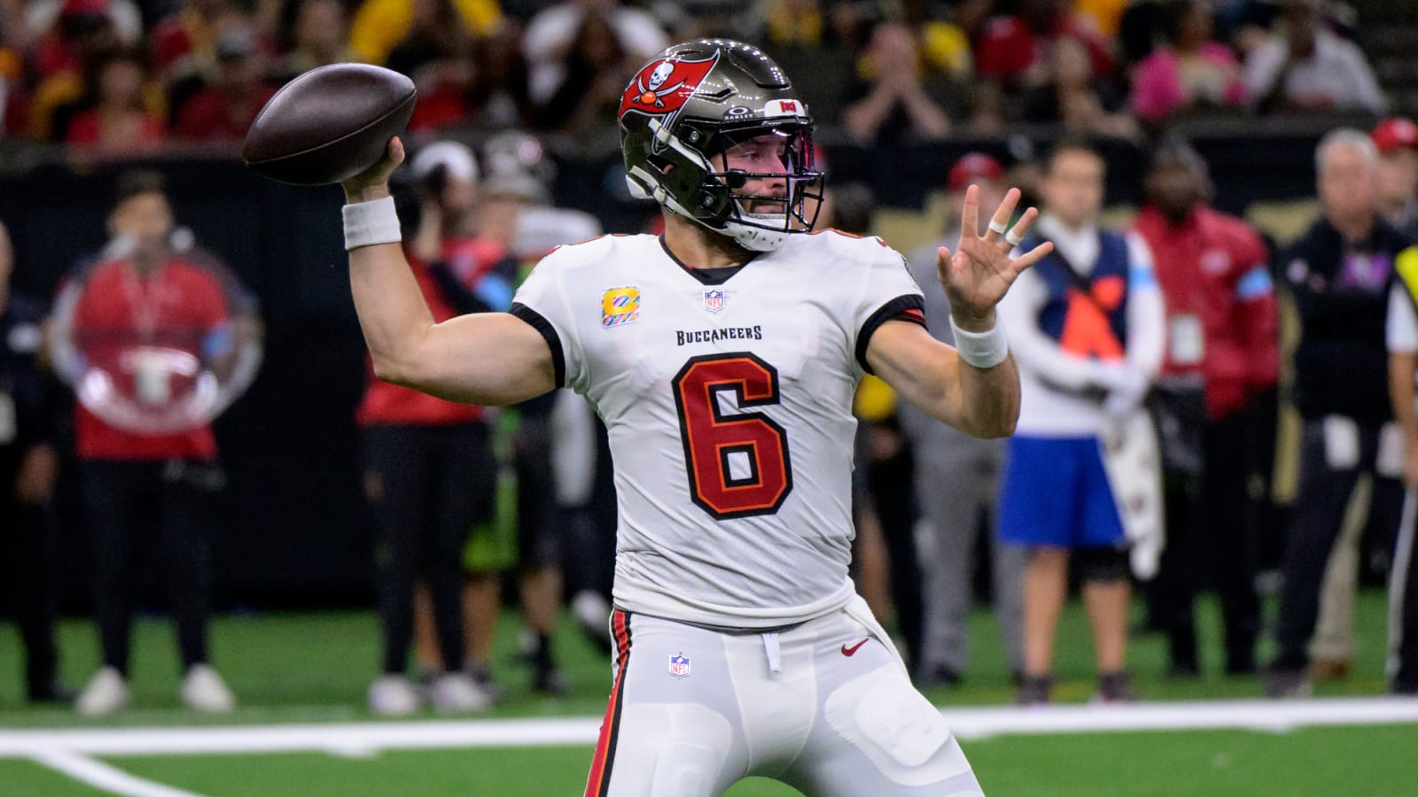 How Buccaneers QB Baker Mayfield impressed Rob Gronkowski