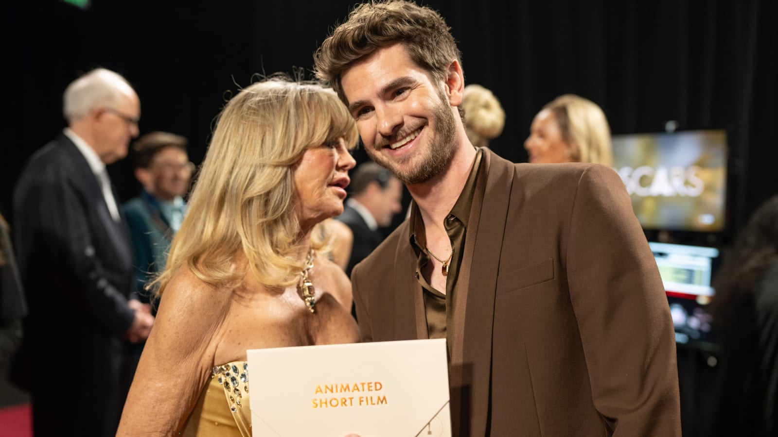 Andrew Garfield might have just become Goldie Hawn's favorite son