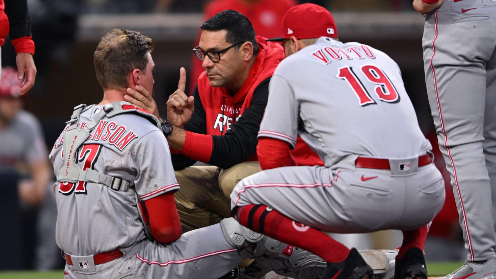 Reds place C Tyler Stephenson on seven-day concussion list