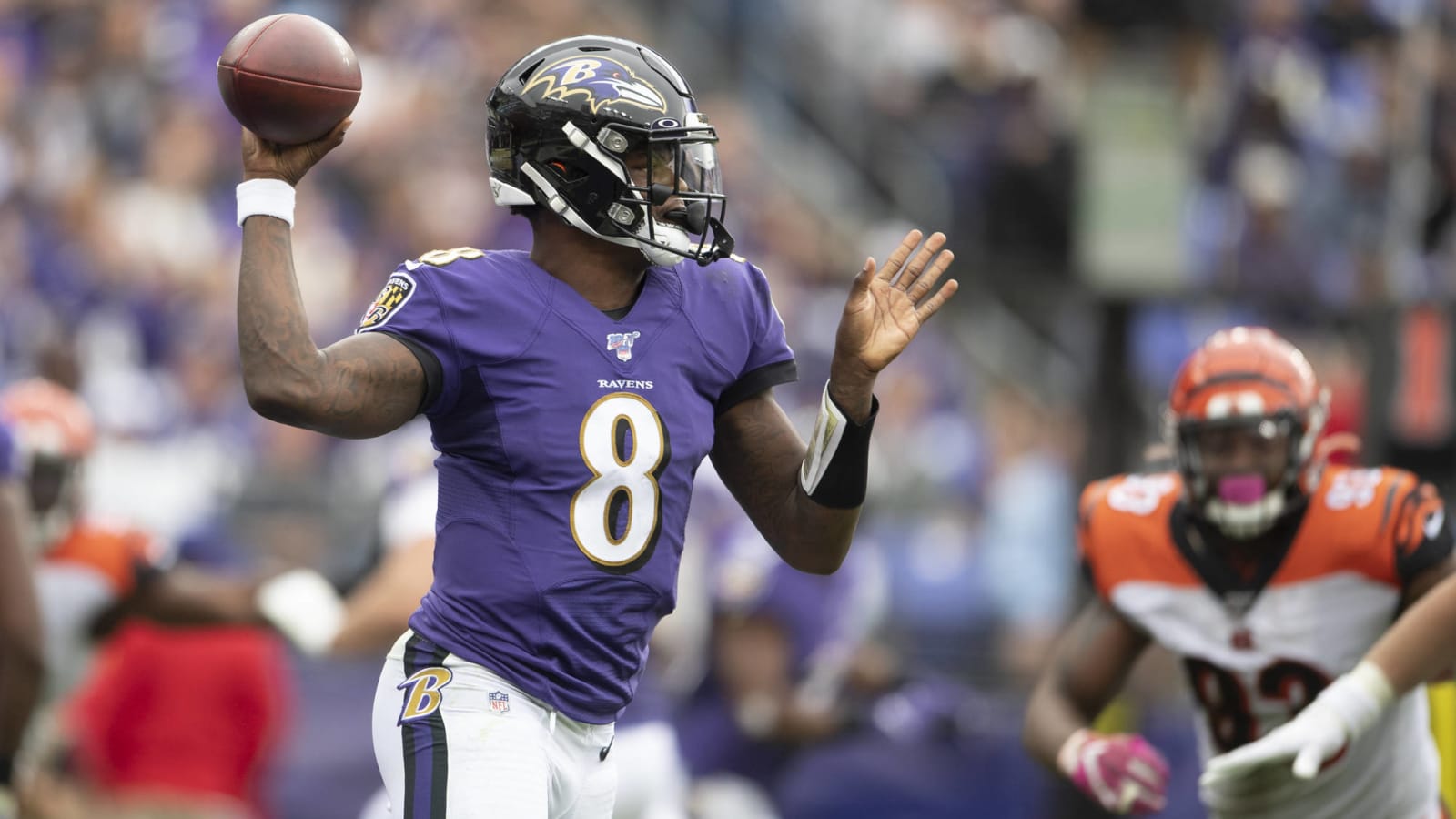 Lamar Jackson continues to make history with Ravens