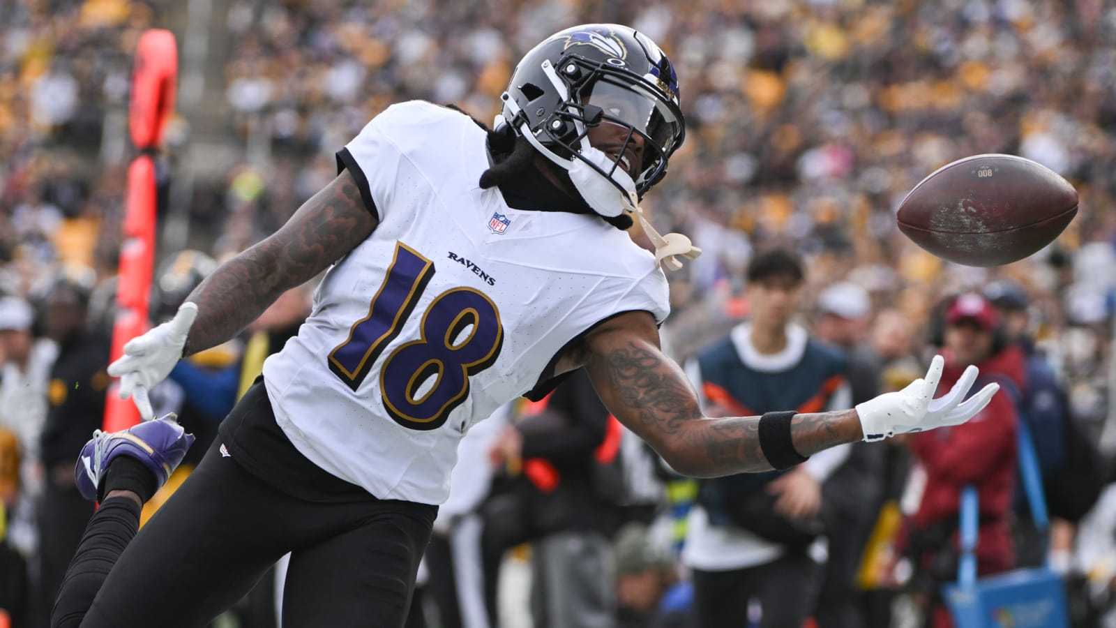 Diontae Johnson will not rejoin Ravens this week
