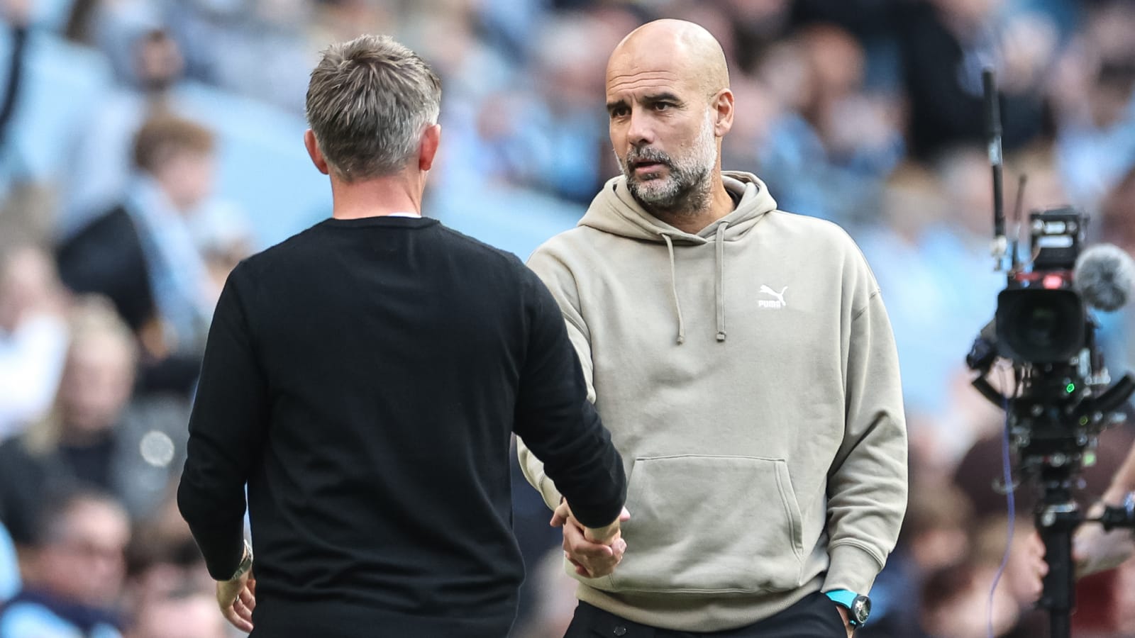 The starting lineups are in for Manchester City’s clash with West Ham
