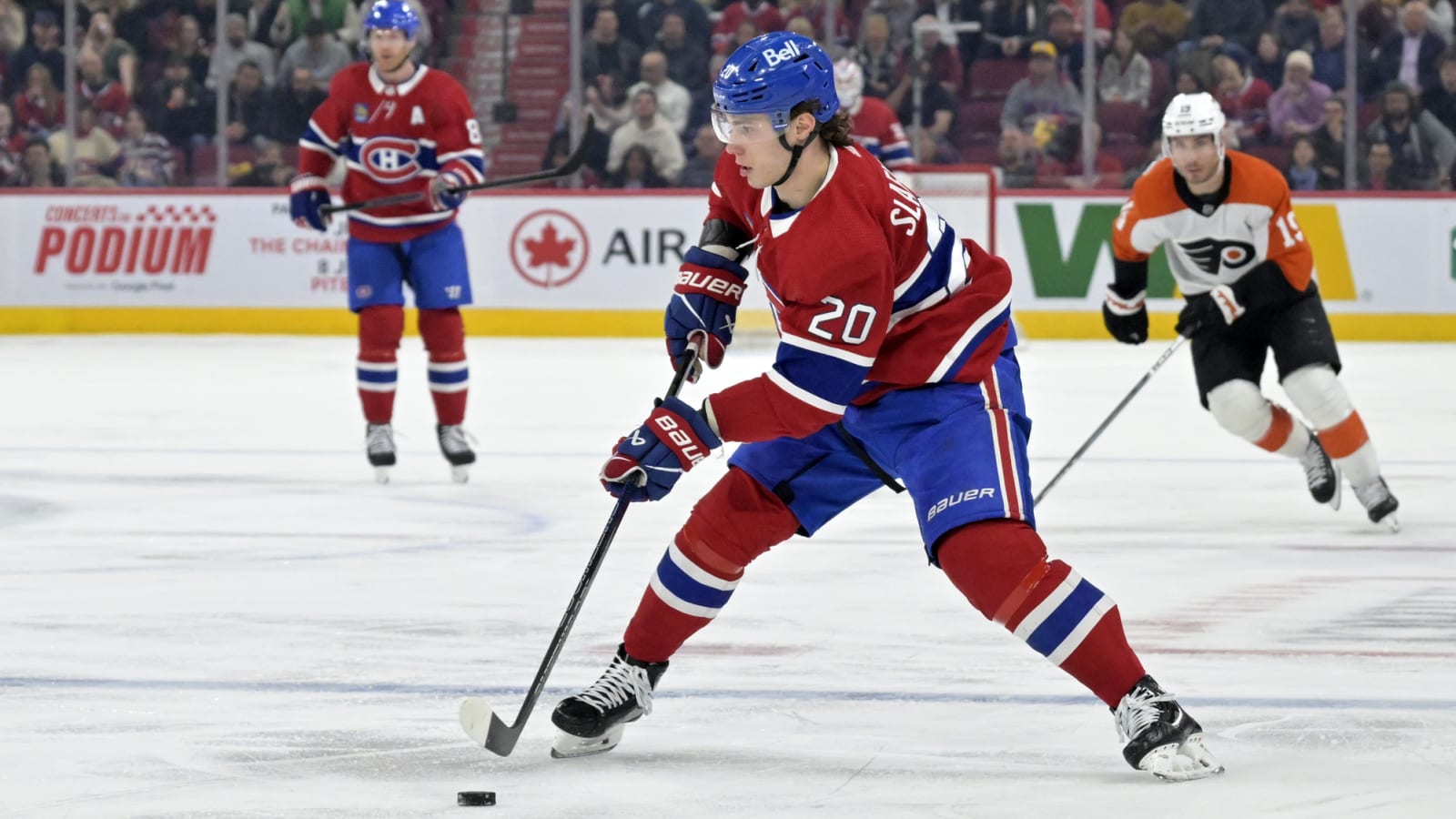 The Canadiens, currently the youngest team in the NHL