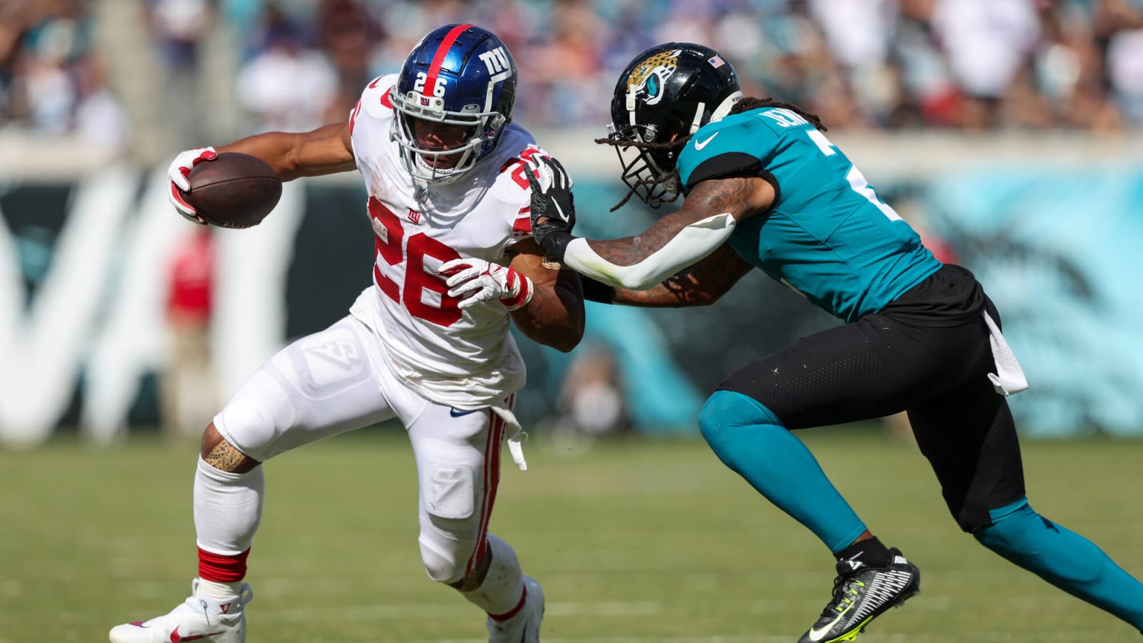 Giants’ defense bails Saquon Barkley out after costly mistake