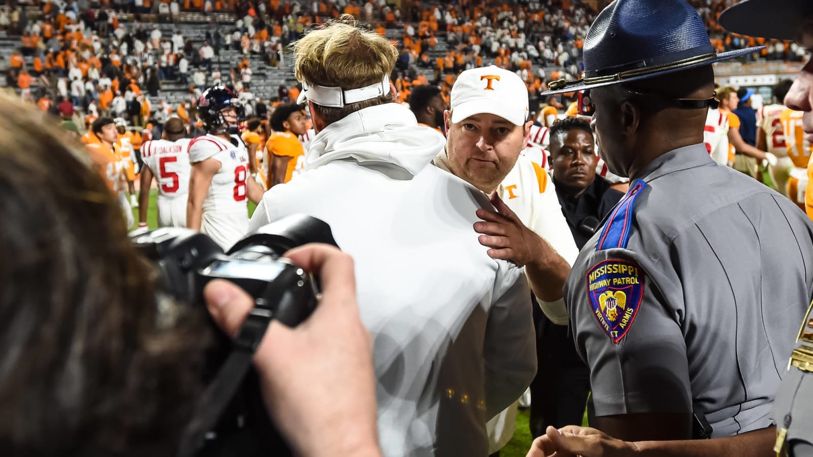 Tennessee football fans were upset over fourth-down call, defensive TD lost