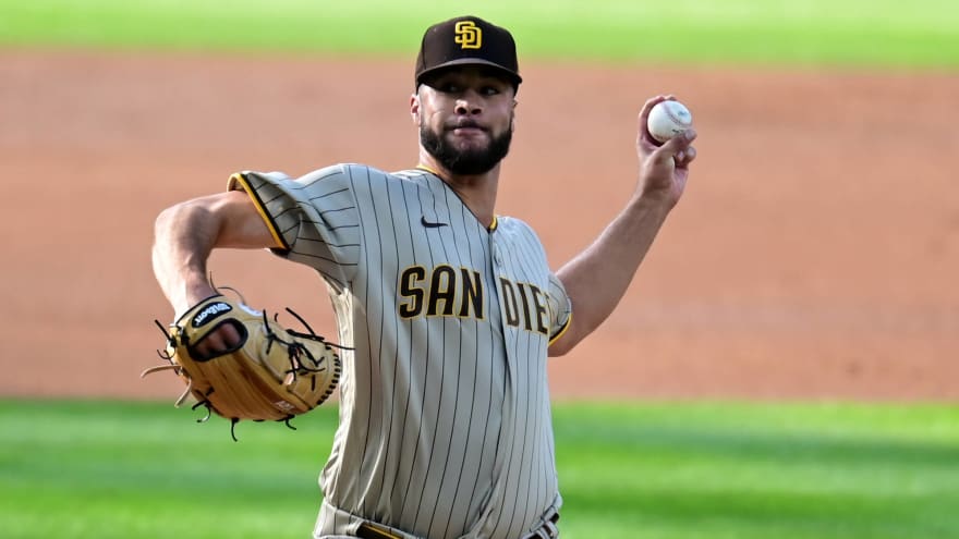 Padres Option Starting Pitcher Joey Lucchesi First Baseman Josh Taylor Yardbarker Joey lucchesi is a professional american baseball pitcher of the major league baseball (mlb) who plays for the new york mets. yardbarker com