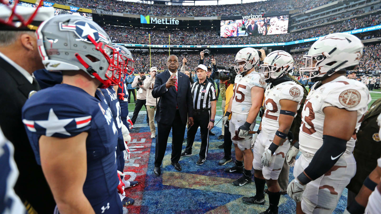 Five different cities will host Army-Navy over five years