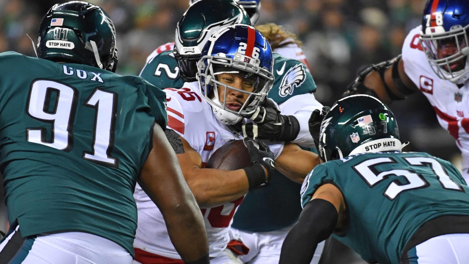 Eagles' run defense will be put to the test against the 49ers