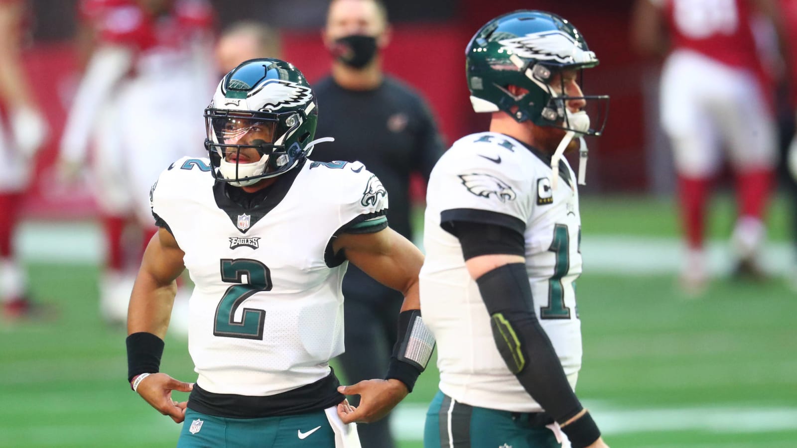 Eagles' Sirianni hints at QB competition between Wentz, Hurts