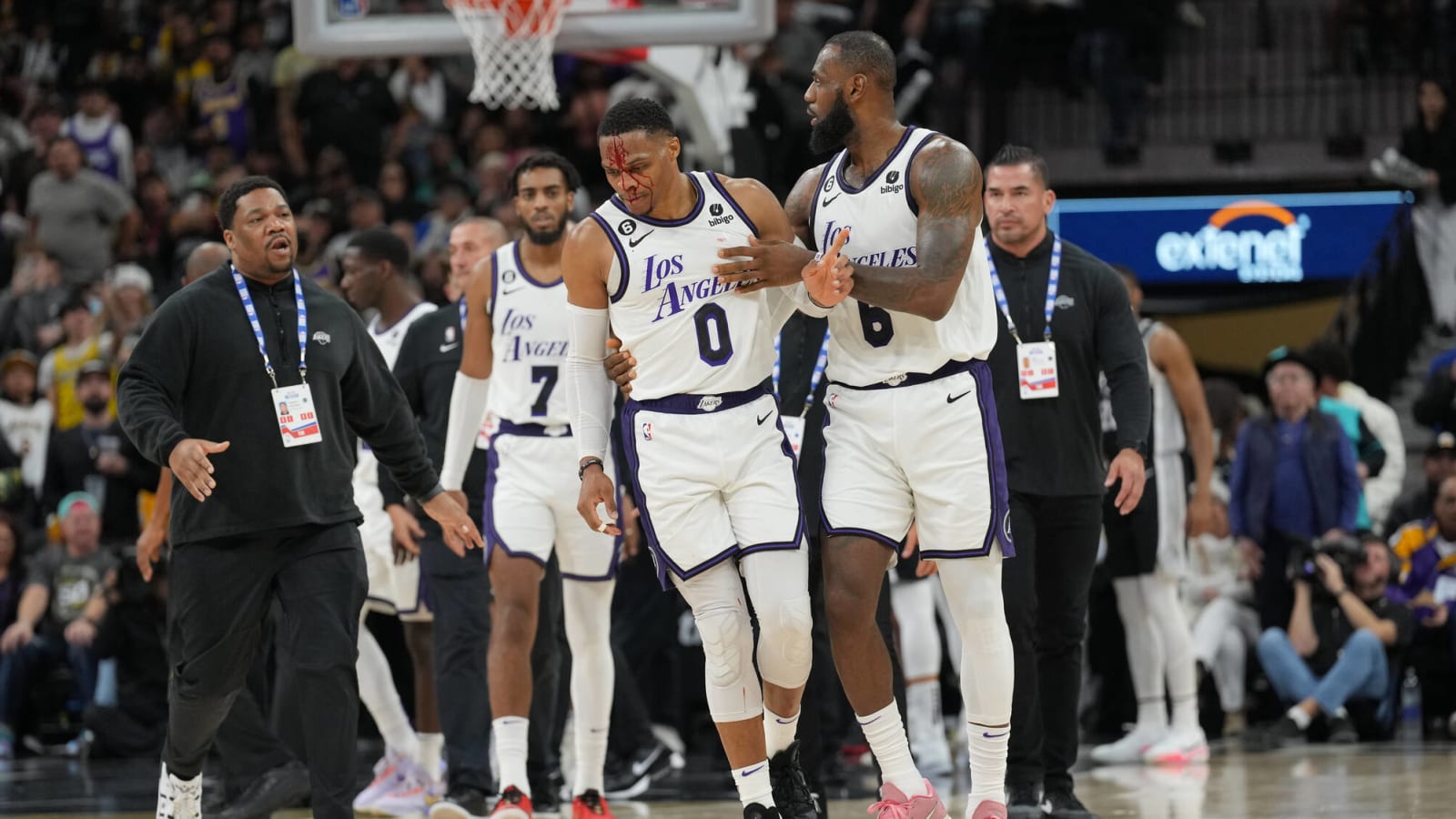 Locker room believes Lakers are 'couple of players away'