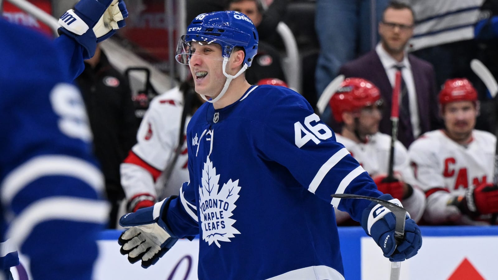 Leafs Prospect Alex Steeves Cracks Wise About Game Puck After First Career NHL Goal