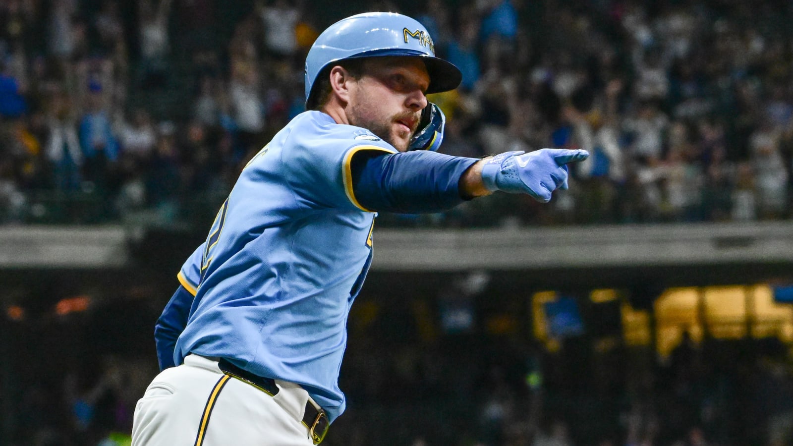 Brewers hitter exercises player option