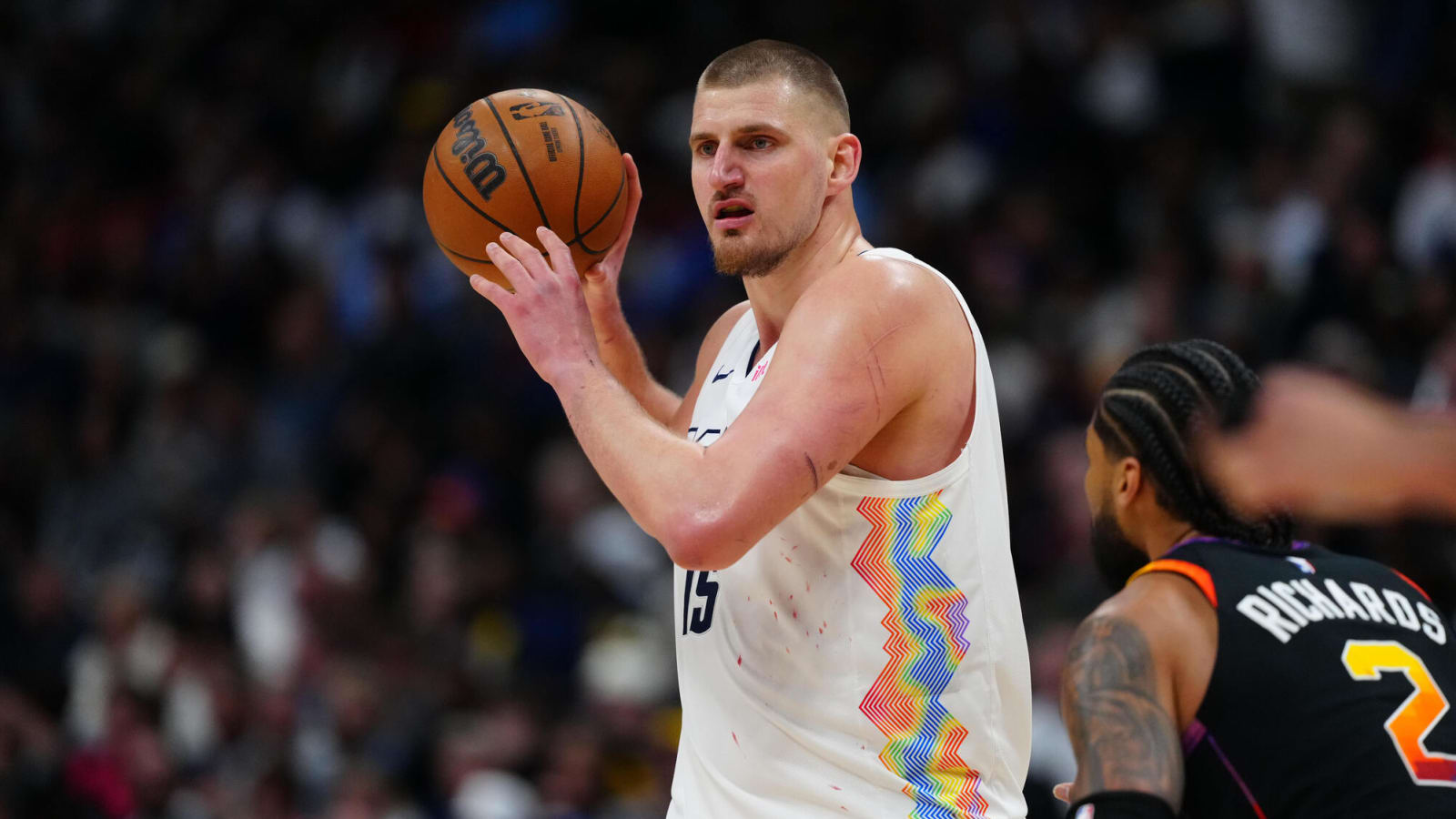 Jokic stays on brand during interview following historic performance