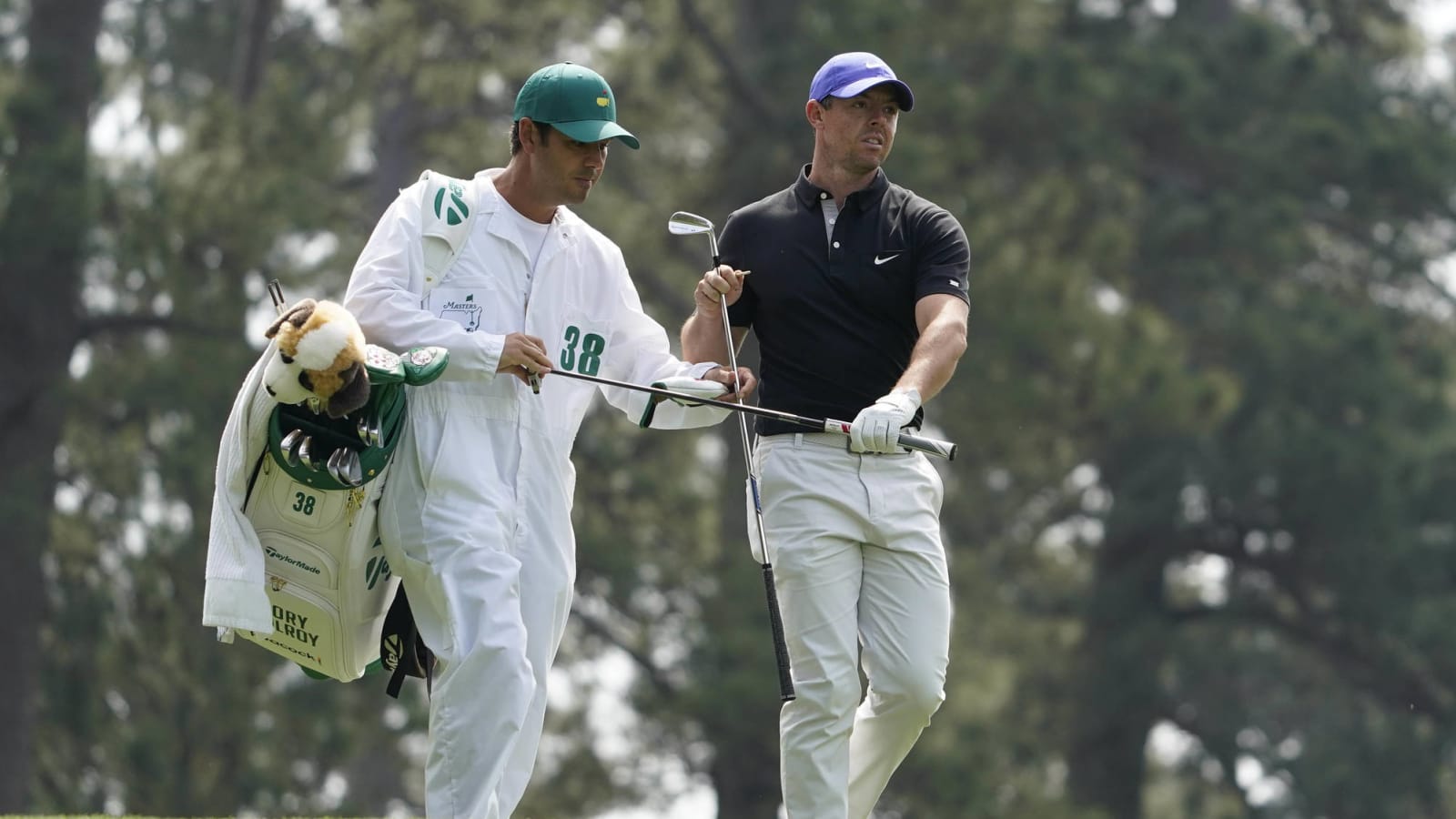 McIlroy hit his dad with an errant shot at the Masters