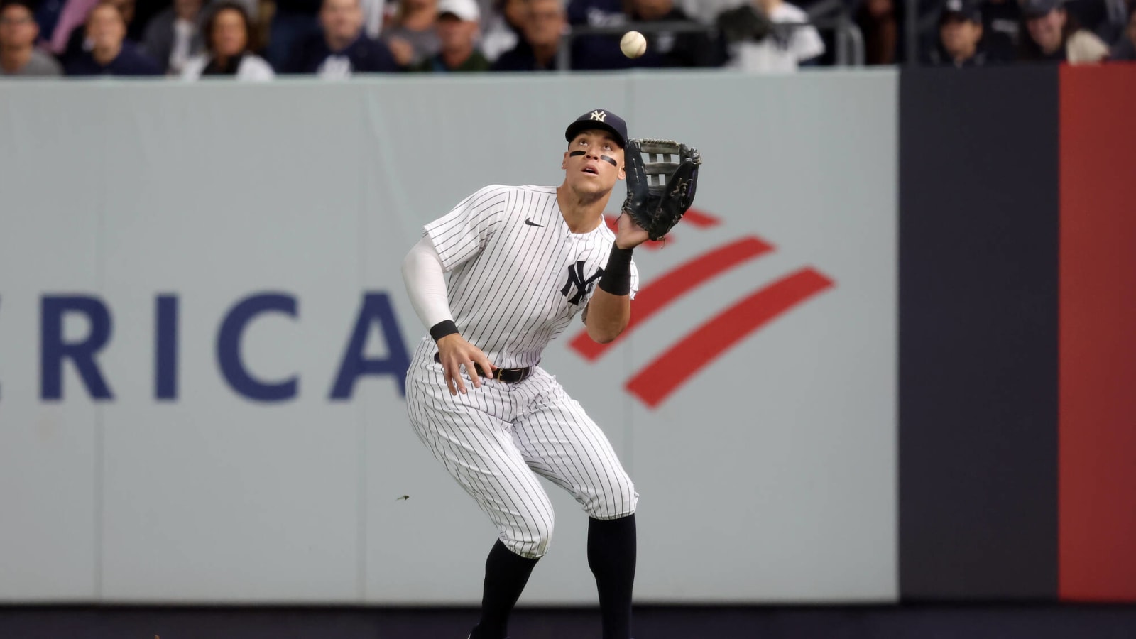 Watch: Aaron Judge shows off arm, guns down runner with laser to second base