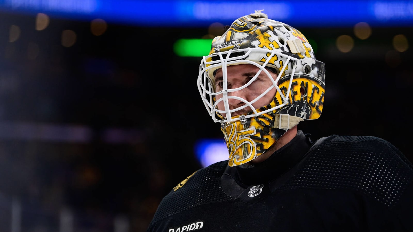 Bruins Recall Bussi Following Ullmark Injury