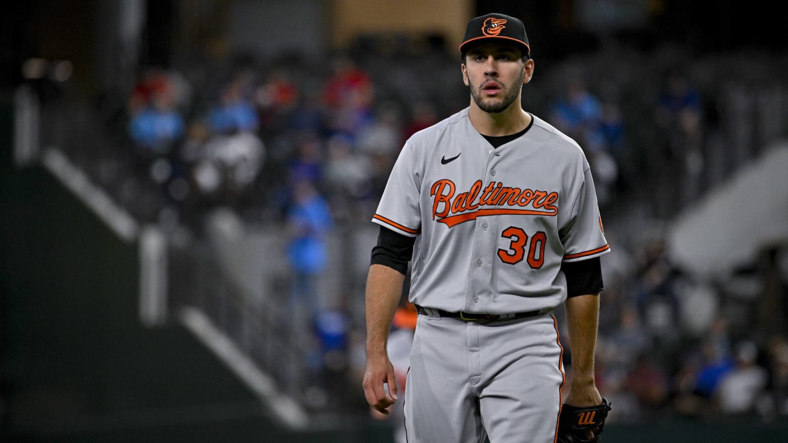 Watch: O's Grayson Rodriguez overcome by emotion following MLB debut