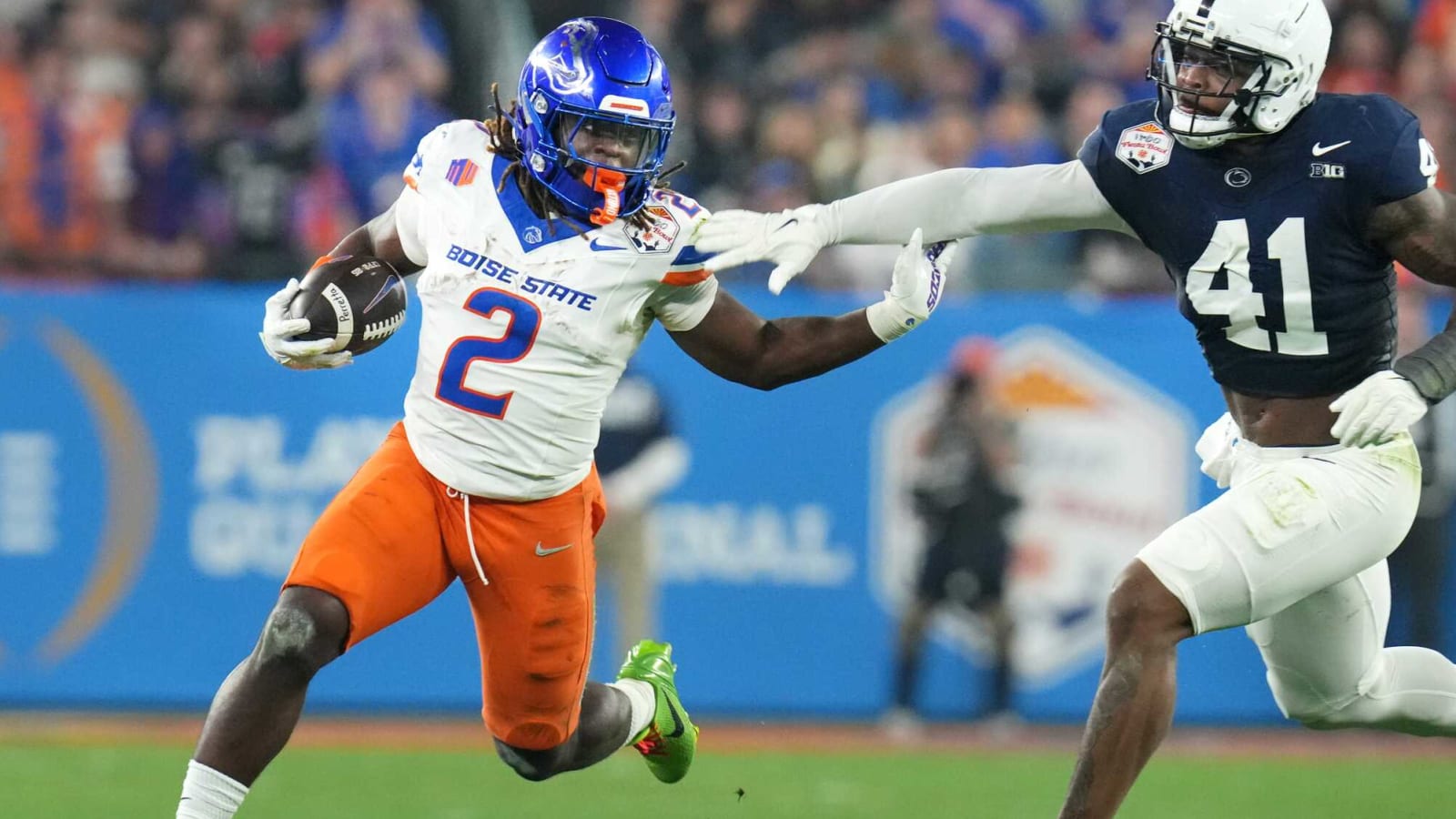 Potential Top-10 selection Ashton Jeanty discusses meeting with the Bears and whether or not a team should spent such a high pick at RB