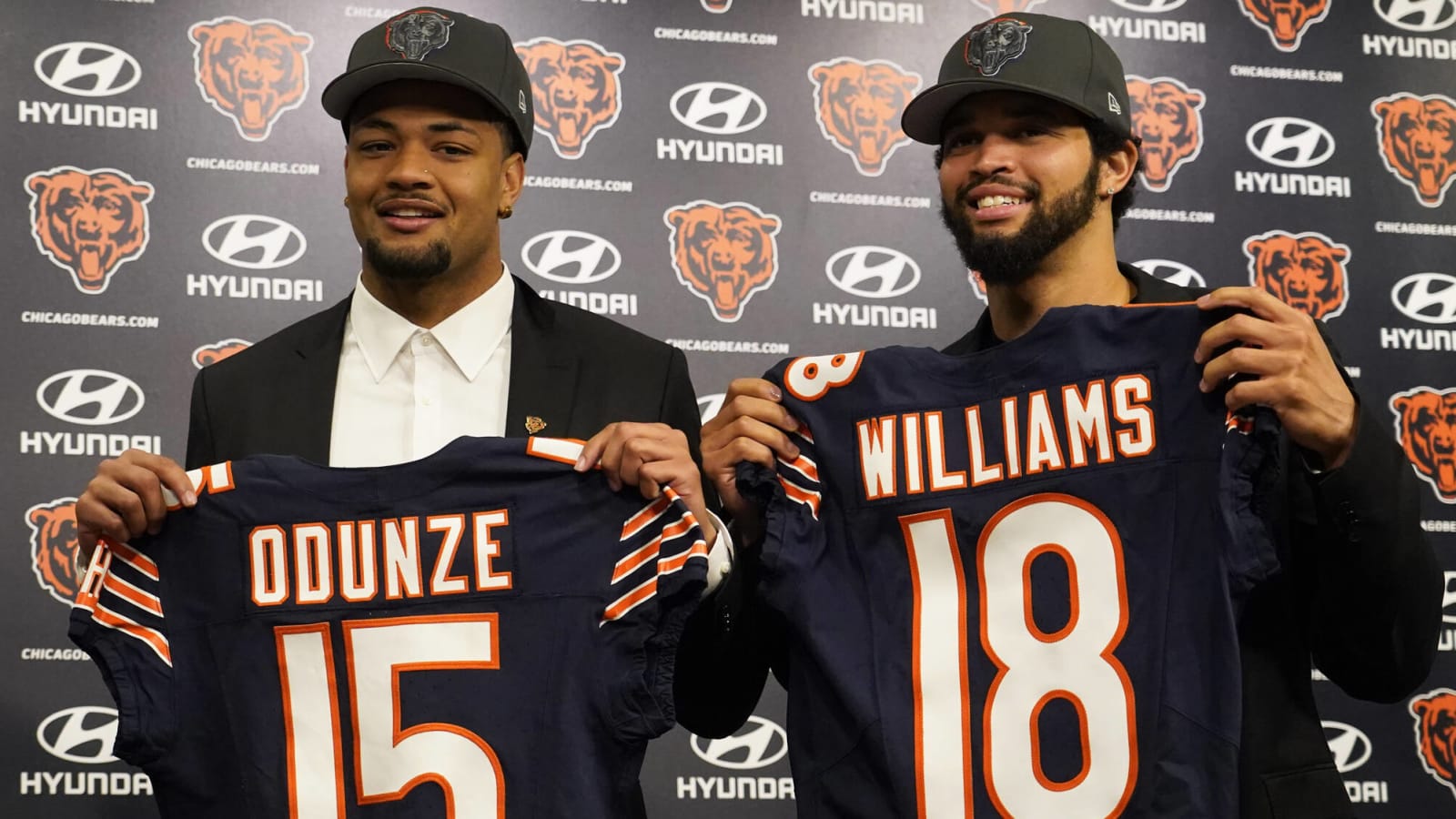 Bears Welcome Caleb Williams and Rome Odunze to Halas Hall