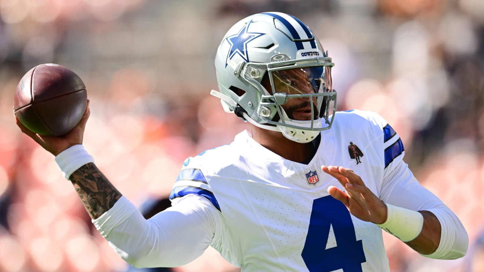 Watch: Cowboys' Prescott throws second interception vs. Saints