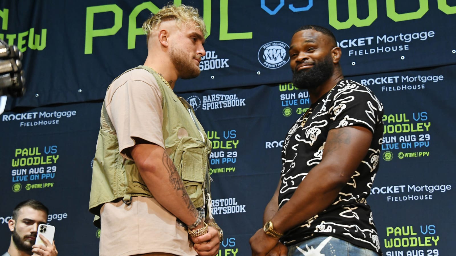 Tyron Woodley: Jake Paul 'scared' to book rematch