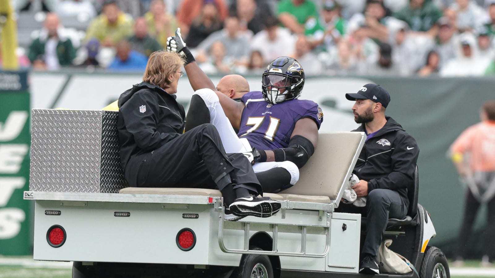 Ravens LT Ja’Wuan James suffers torn Achilles against Jets