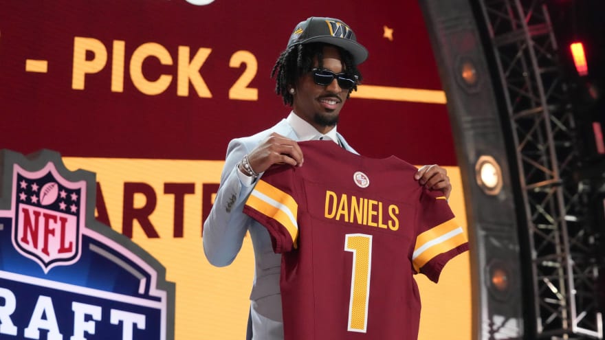 Jayden Daniels reveals he, Malik Nabers canceled $10,000 bet on Offensive Rookie of the Year