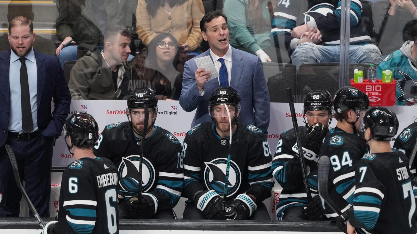 Sharks Locker Room: Quinn Says Team Needs More Size, Will