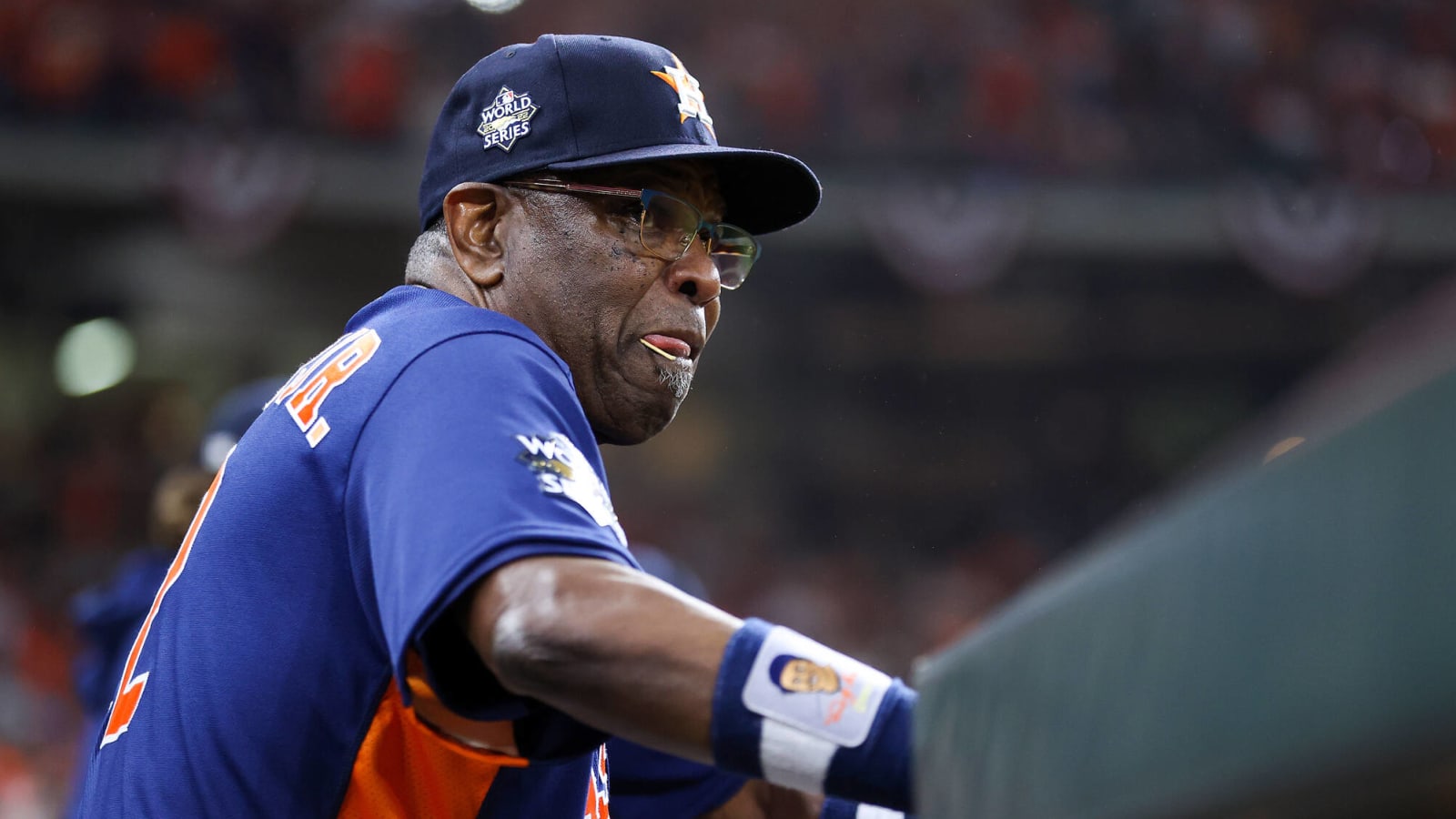 Watch: Dusty Baker gets mobbed after his first World Series win