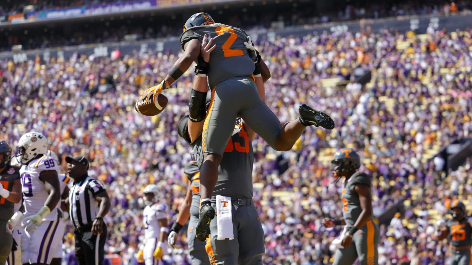 Vols WR takes shot at LSU fans after blowout win in Baton Rouge