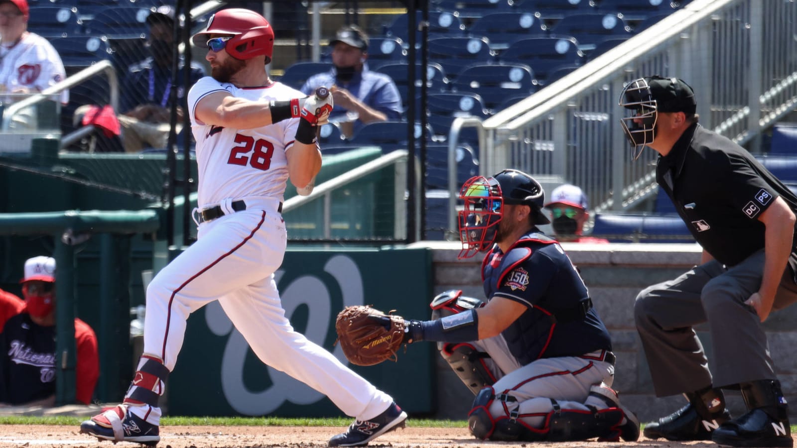 Nationals reinstate three from COVID list; designate Jonathan Lucroy for assignment