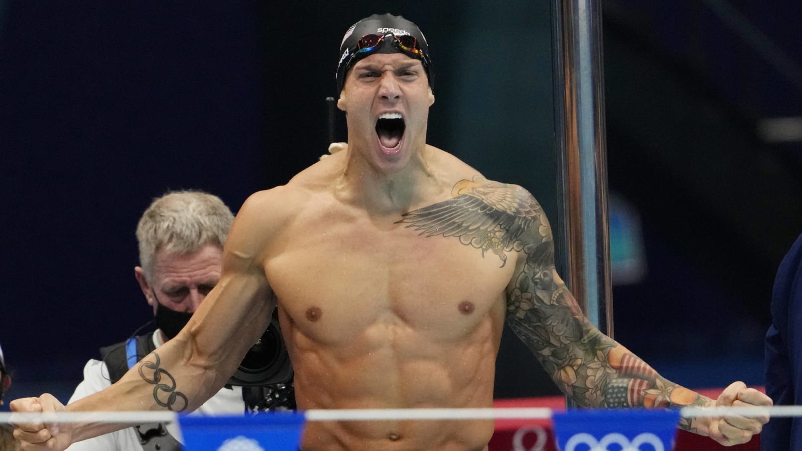 Watch: Caeleb Dressel goes viral for crazy vertical jump