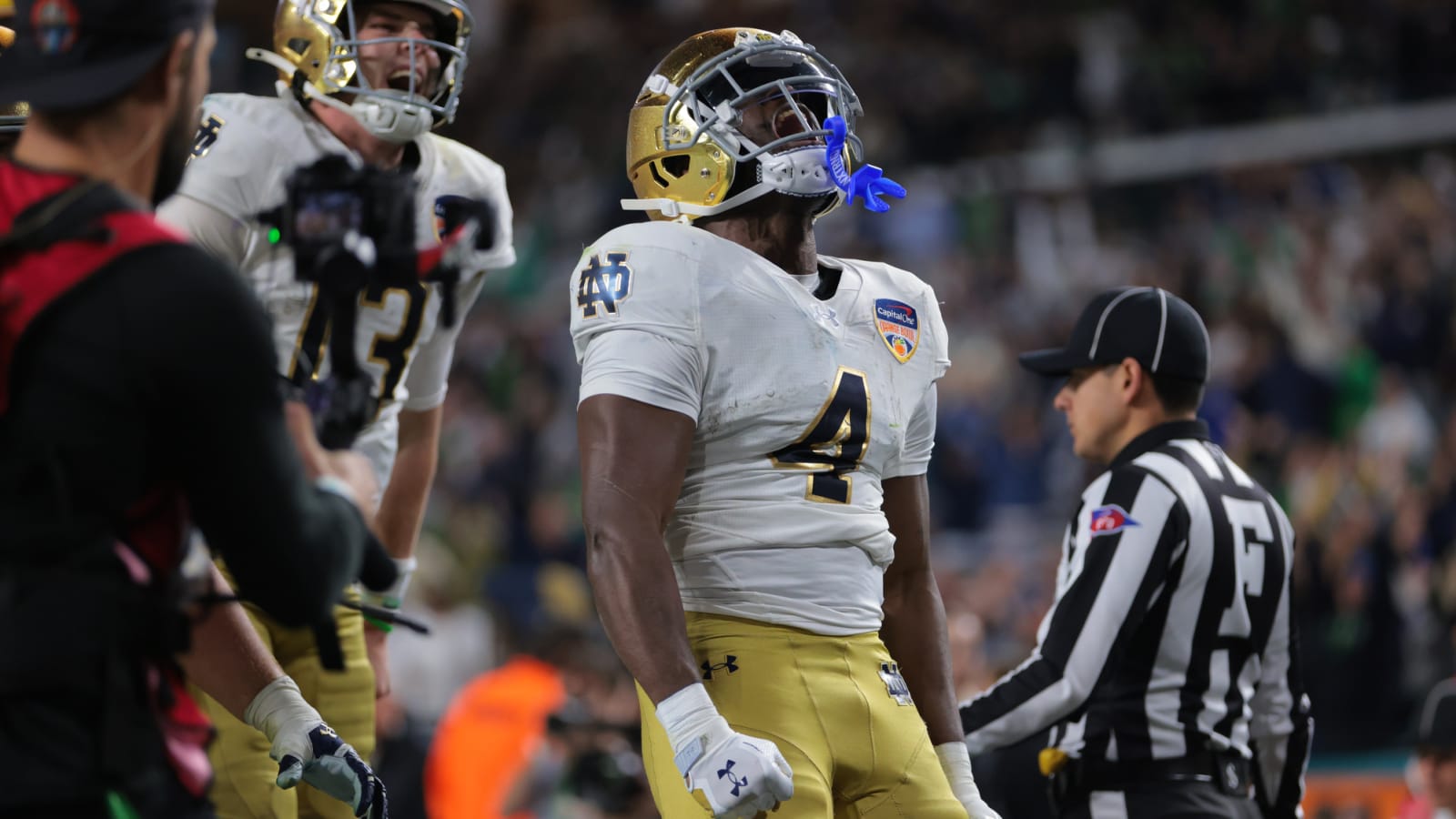 Notre Dame Star Jeremiyah Love Named The Top Returning Running Back In College Football