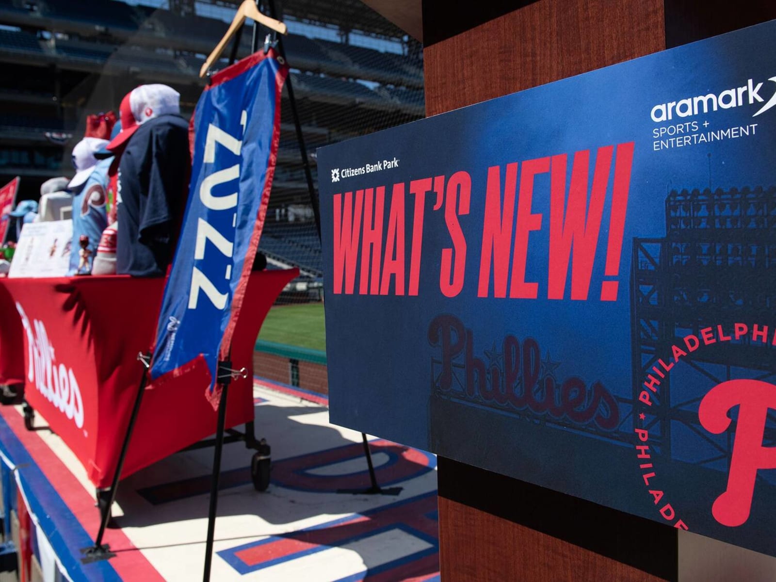 Phillies and Aramark announce what's new at Citizens Bank Park