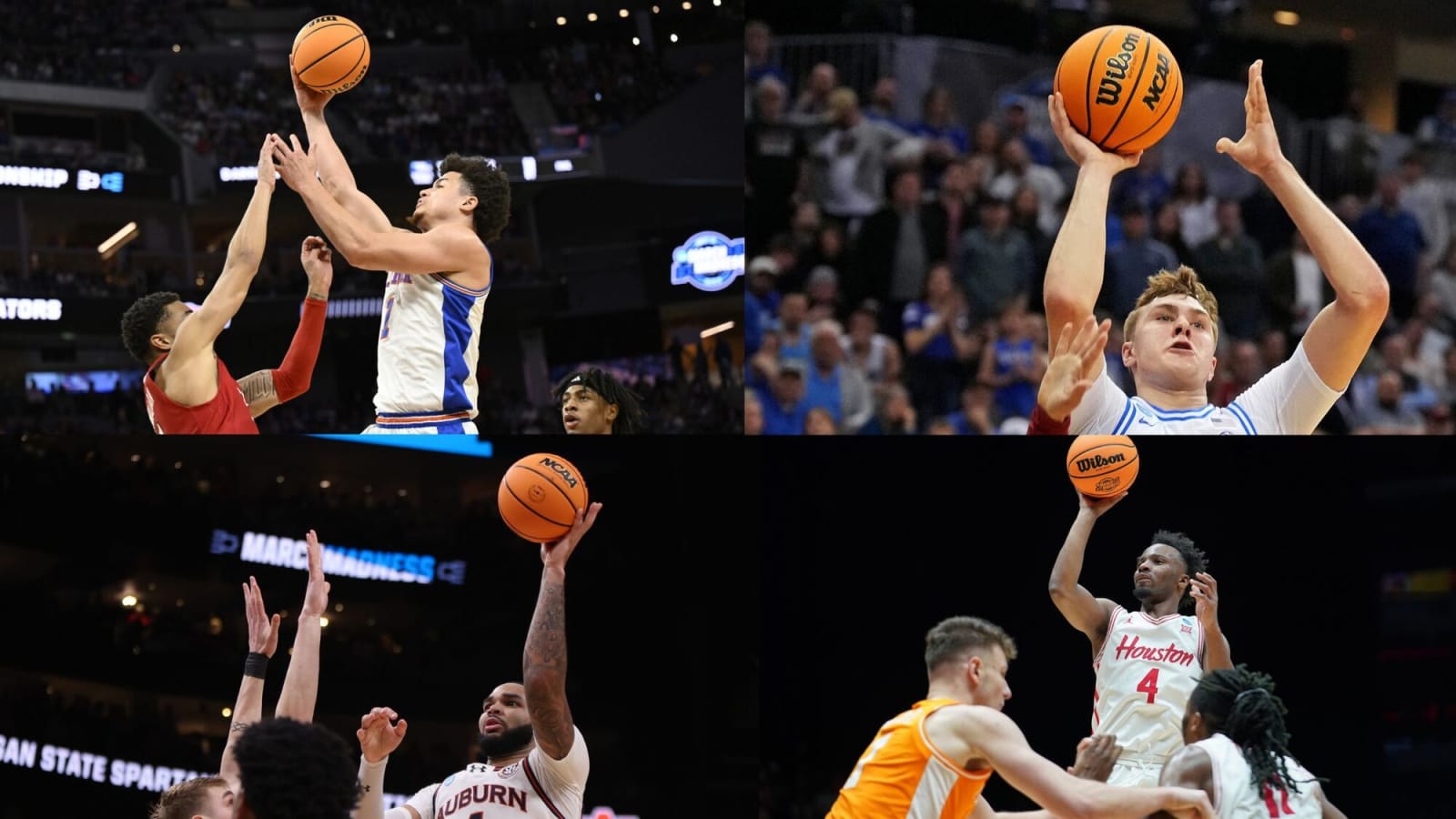 Walter Clayton Jr., Cooper Flagg, Johni Broome, and L.J. Cryer lead teams in NCAA Regional Finals