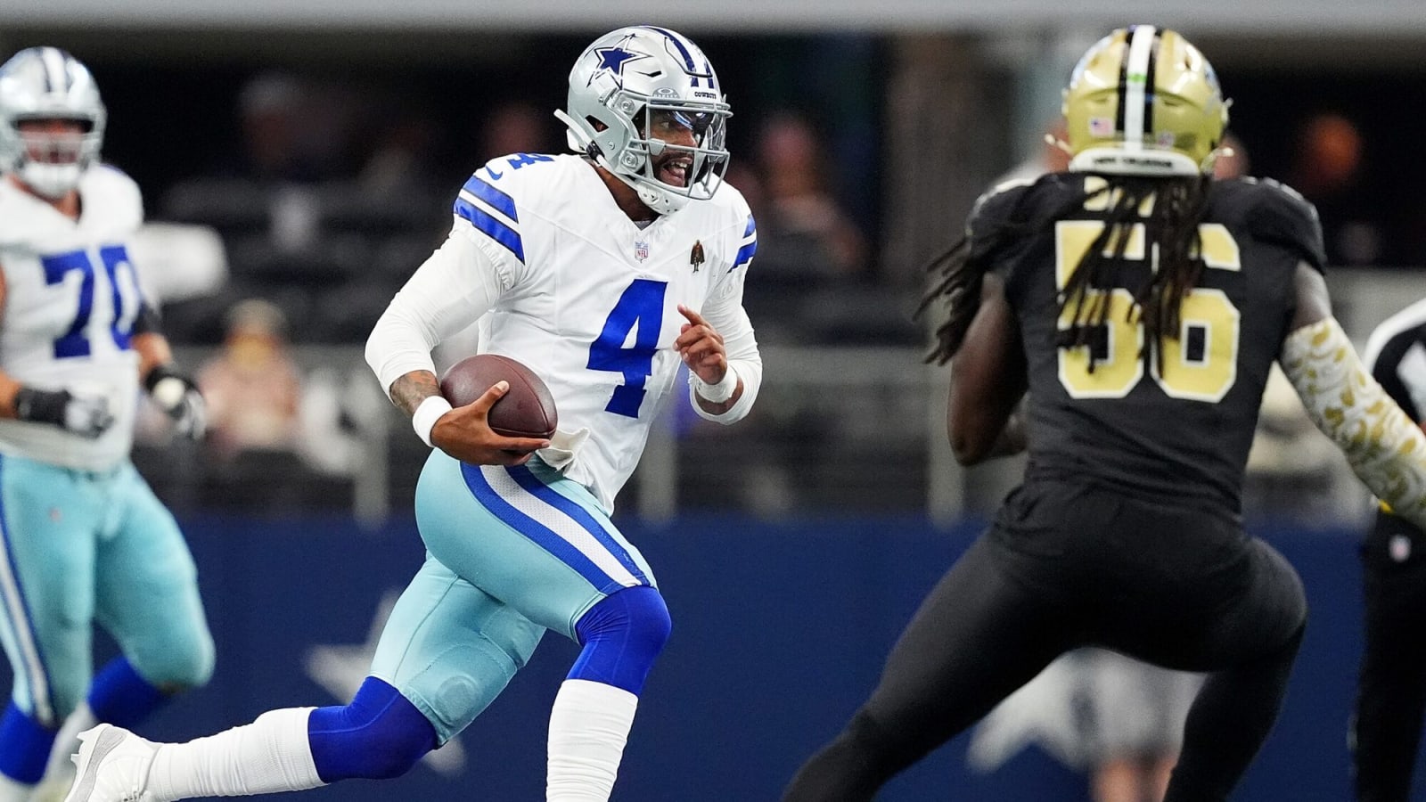 Saints crush Cowboys, public in blowout win