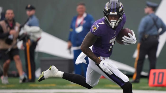 Disappointments: Rashod Bateman, WR, Ravens