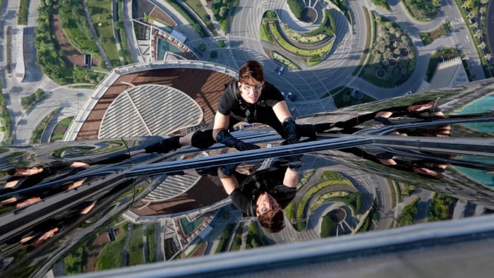 The Burj Khalifa in "Mission: Impossible – Ghost Protocol" (2011)