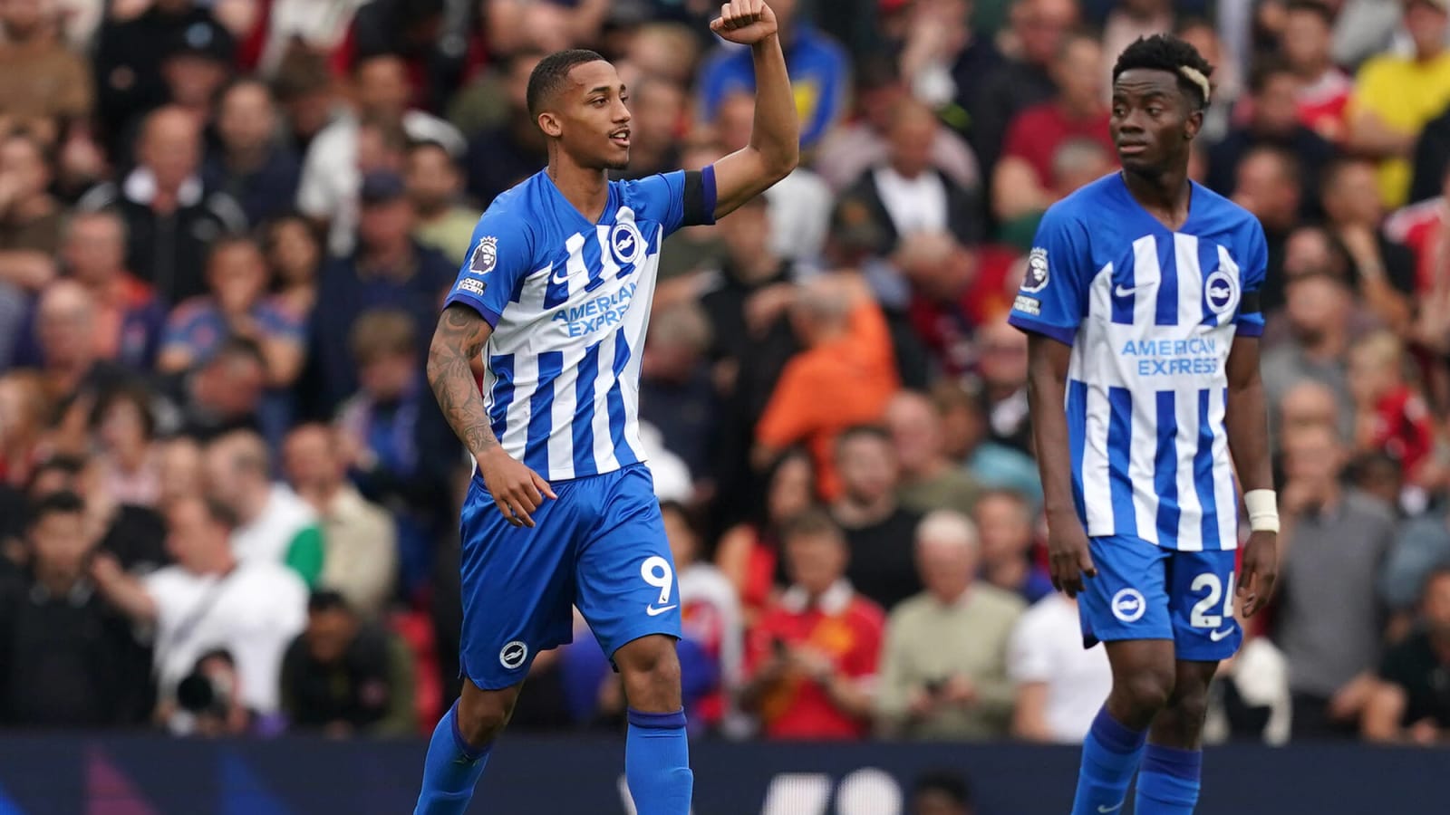 Watch: Joao Pedro fires a stunning third home for Brighton at Man United