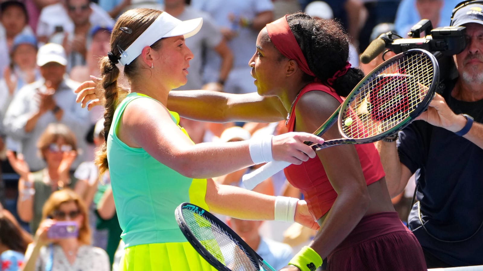 Jelena Ostapenko labels US Open scheduling as &#39;strange&#39; following emphatic quarter-final defeat