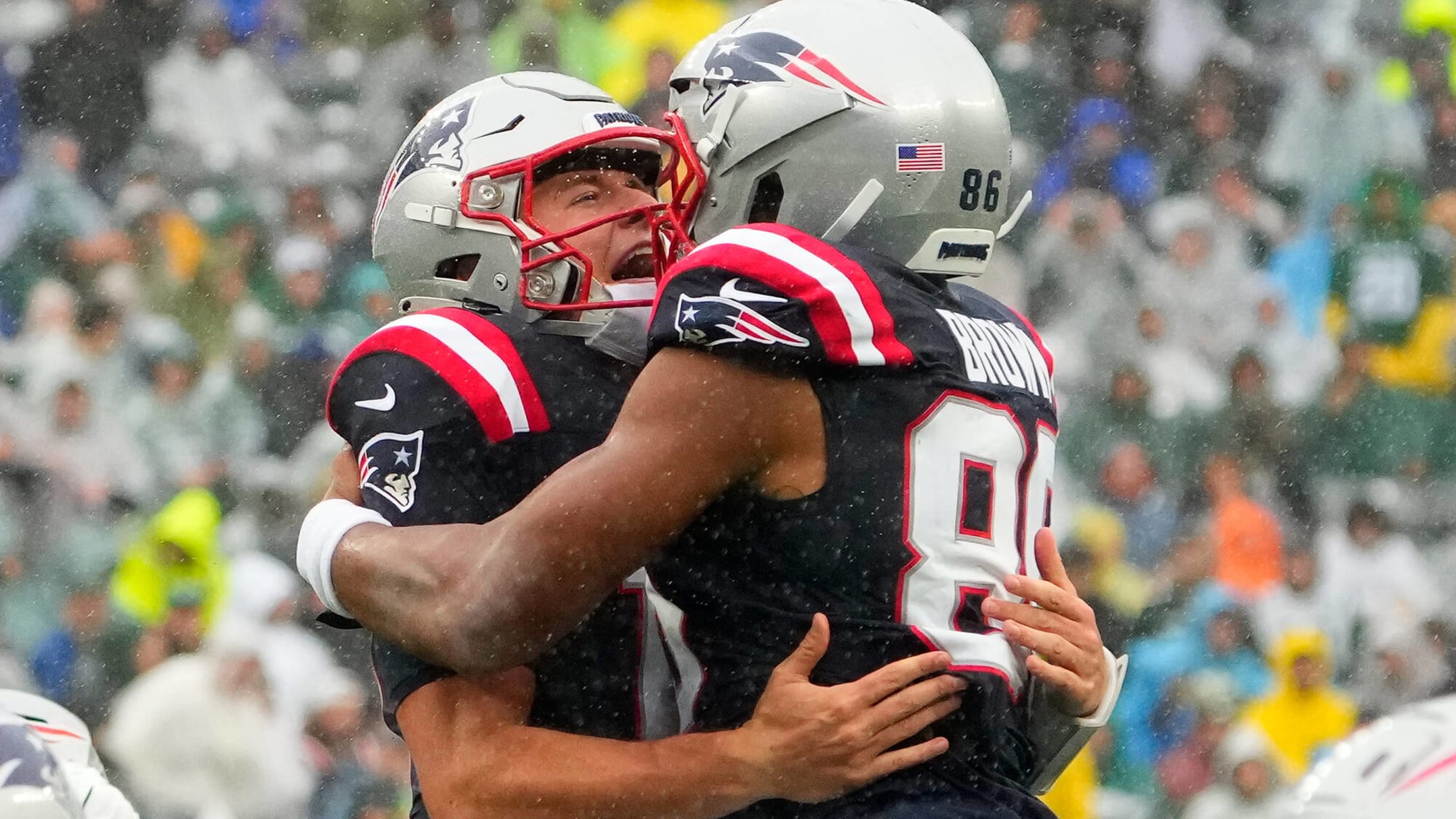 Watch: Patriots Jones, Pharaoh TD vs. Jets