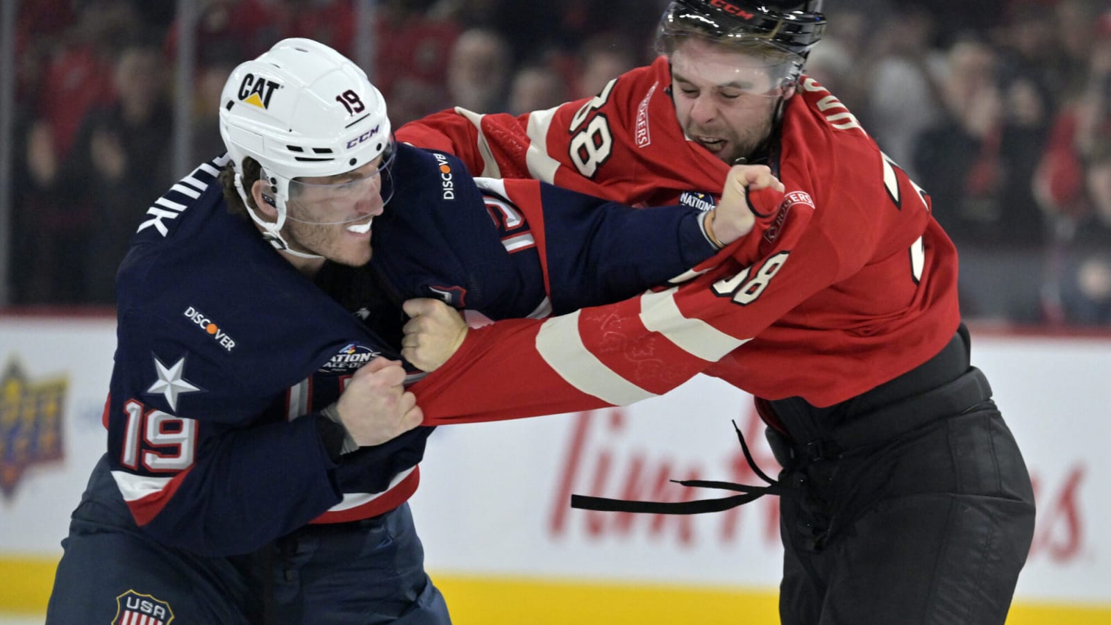 Canada’s Brandon Hagel on fight with USA’s Matthew Tkachuk: ‘I did it for the flag, not the cameras’