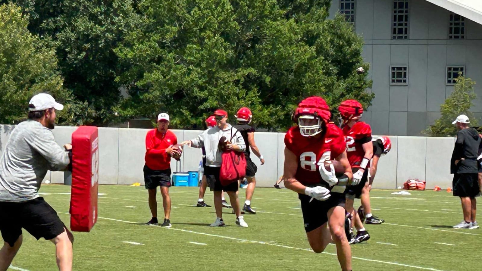 Benjamin Yurosek at Georgia Bulldogs practice