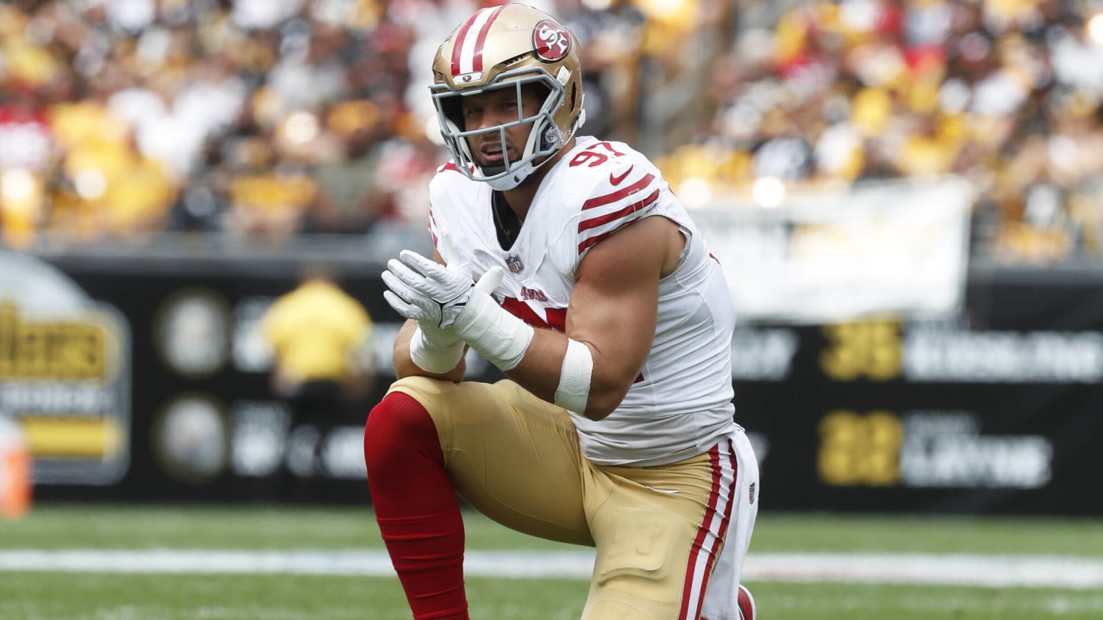 How did Nick Bosa do vs. the Steelers? 49ers' Kyle Shanahan weighs in