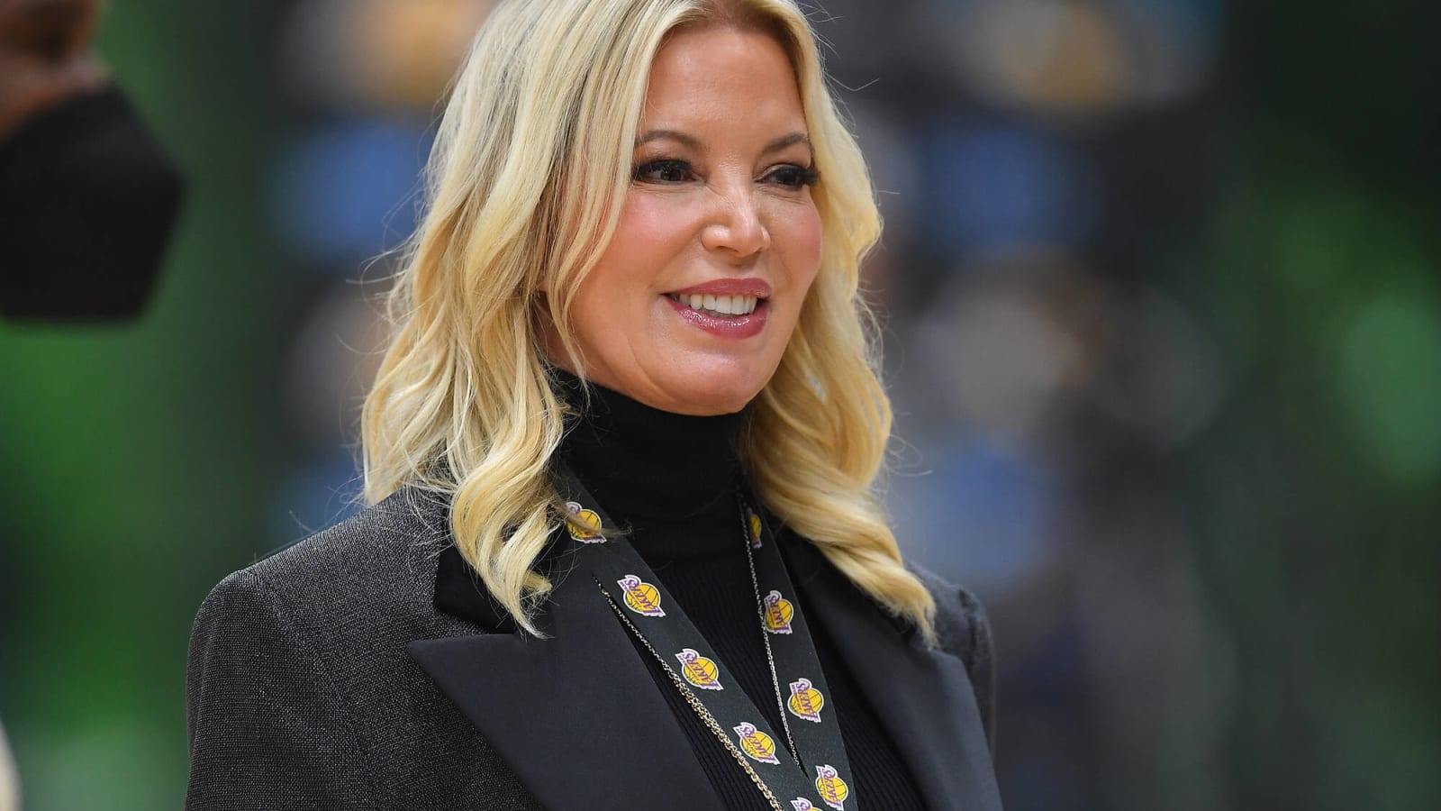 Michael Jordan Spotted With Lakers And Celtics Governors Jeanie Buss, Emilia Falazzari, And Wys Grousbeck During Cincoro Gold Launch: "Lakers And Celtics Can Get Along."