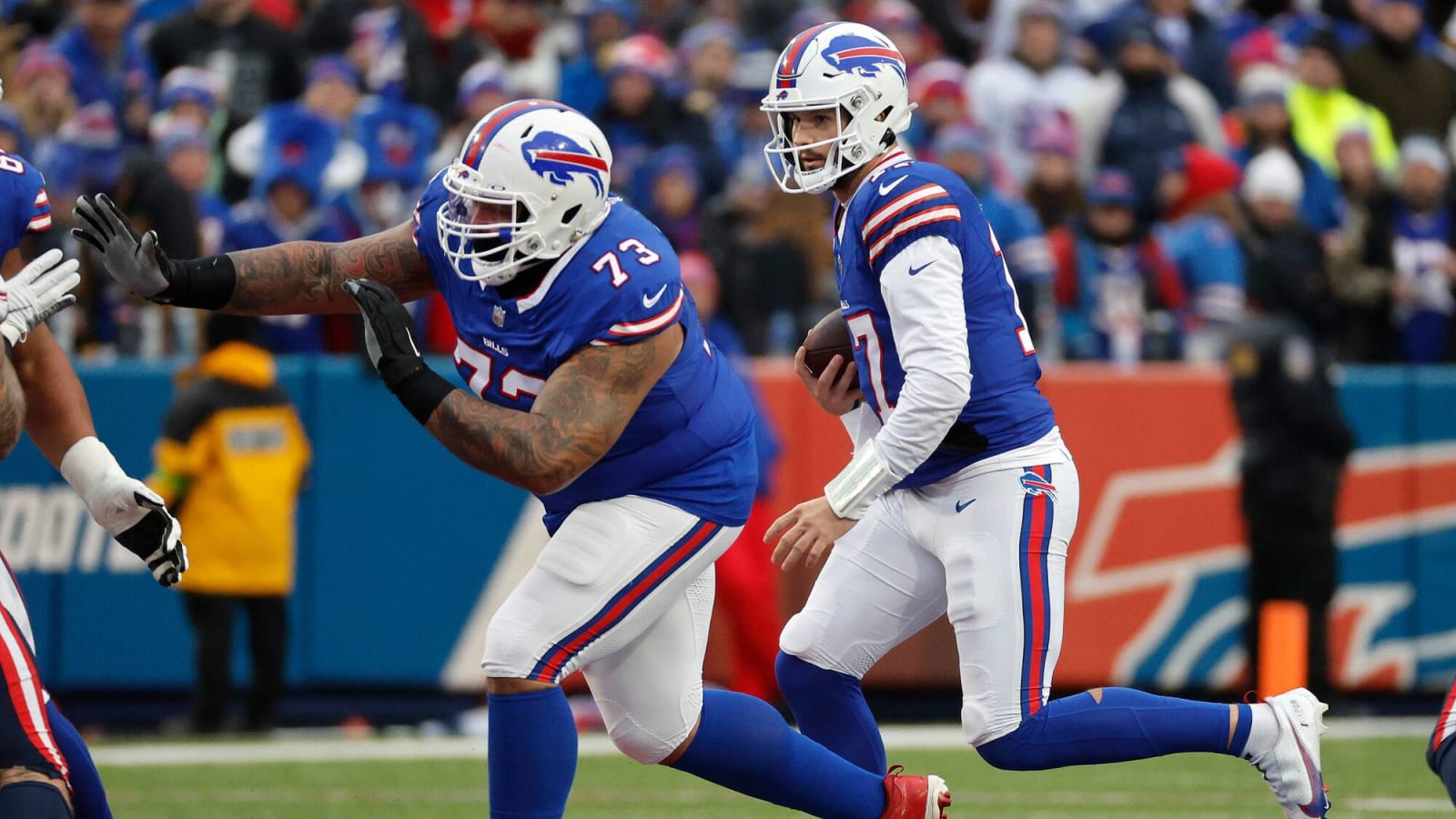 Bills’ Dion Dawkins paints gruesome picture of finger injury vs Dolphins — ‘Almost fell off’