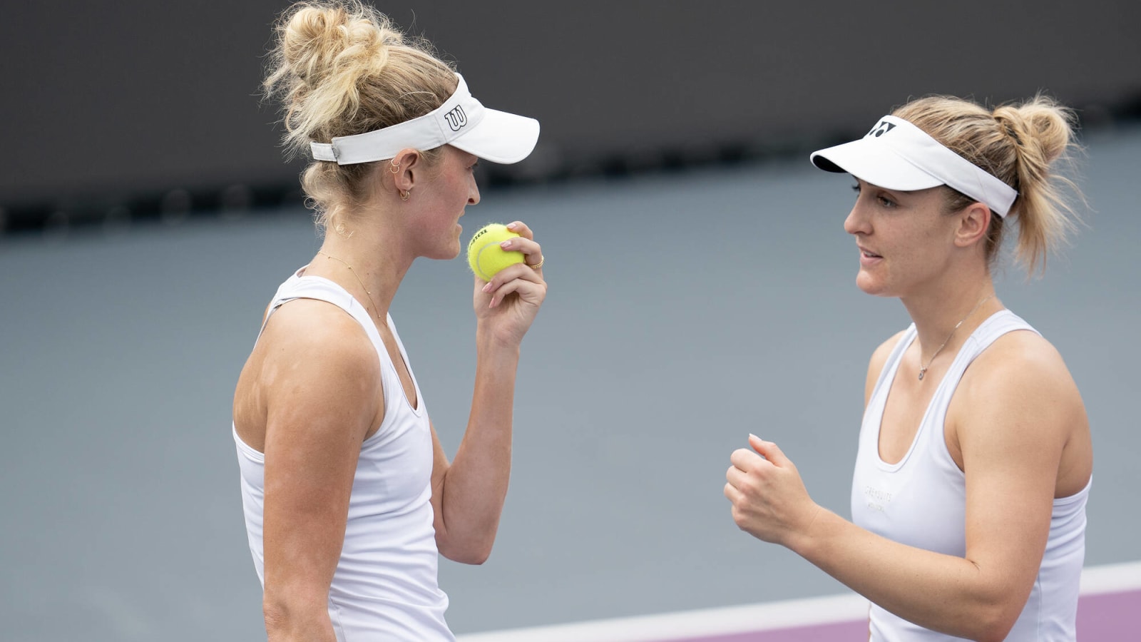 Empty Stands During WTA Finals Doubles Match Rocks Tennis Fans